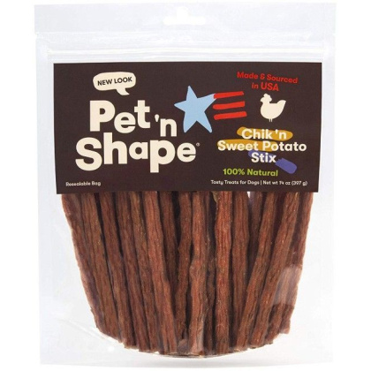 Pet \'n Shape Natural Chik \'n Sweet Potato Stix Dog Treats